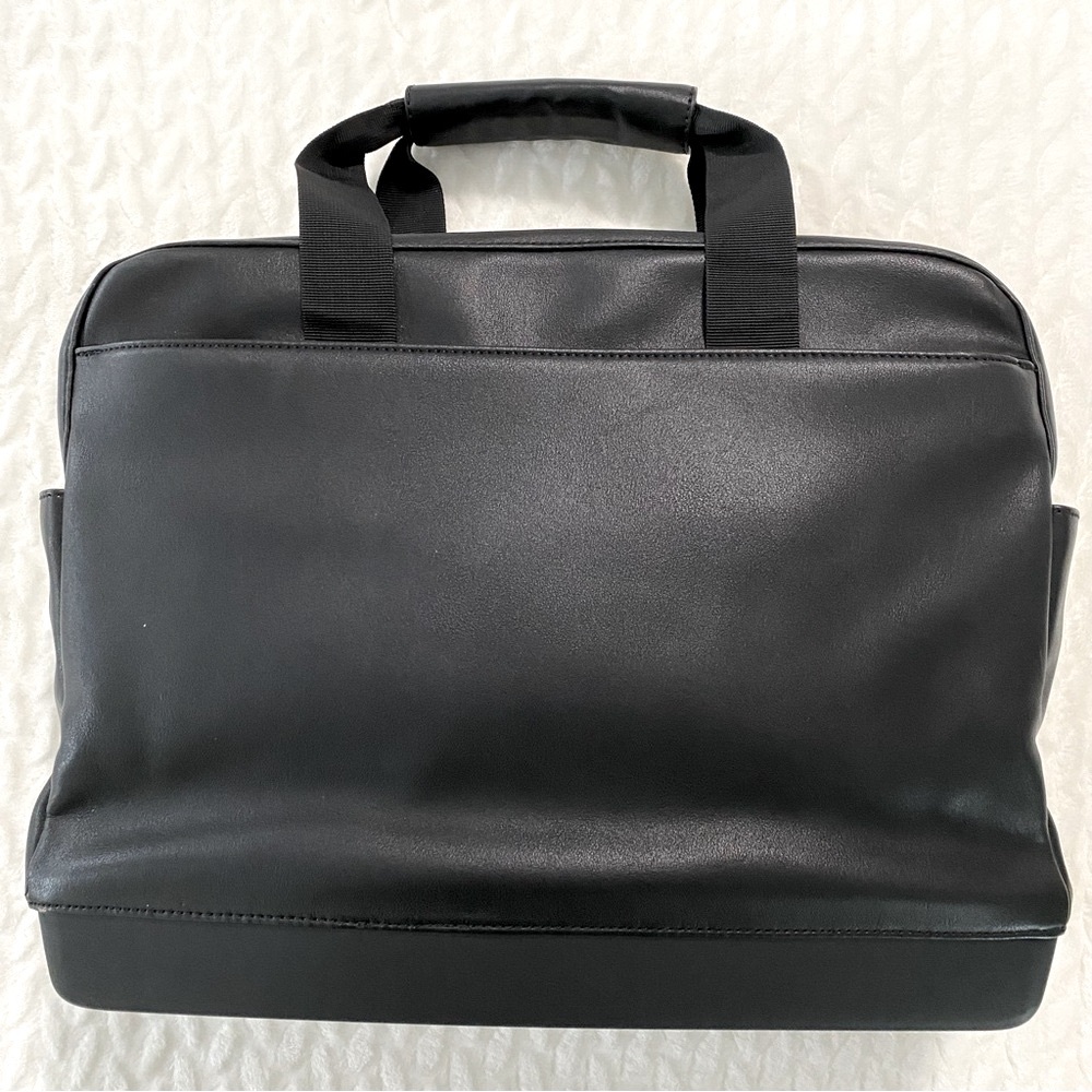 Moleskine Utility Briefcase, PU Leather, Preowned